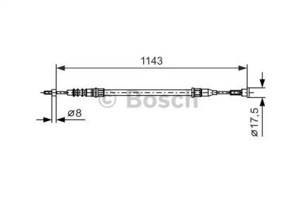 Трос BOSCH 1 987 477 669