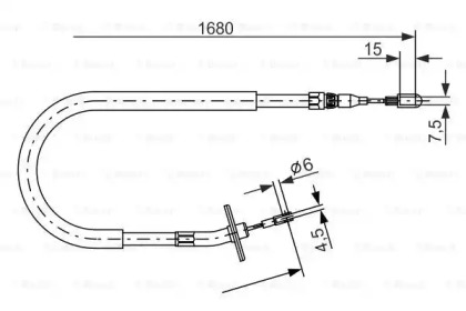 Трос BOSCH 1 987 477 702