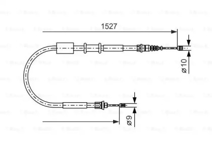 Трос BOSCH 1 987 477 730