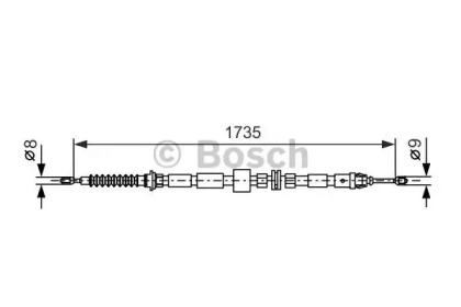 Трос BOSCH 1 987 477 734