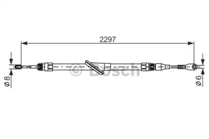 Трос BOSCH 1 987 477 811