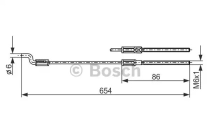 Трос BOSCH 1 987 477 833