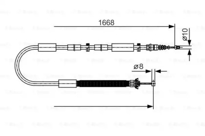 Трос BOSCH 1 987 477 911