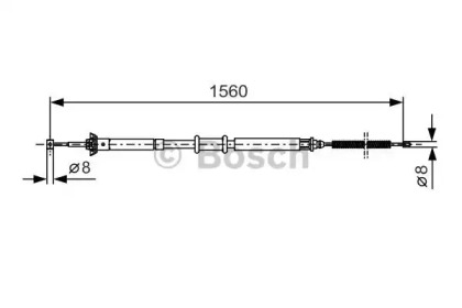 Трос BOSCH 1 987 477 925