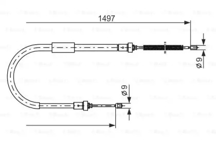 Трос BOSCH 1 987 477 939