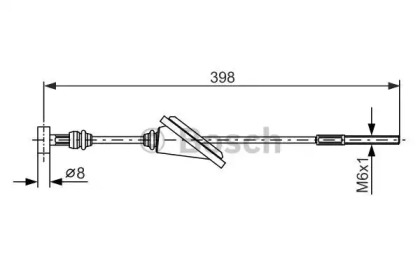 Трос BOSCH 1 987 477 985