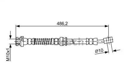 Шлангопровод BOSCH 1 987 481 872