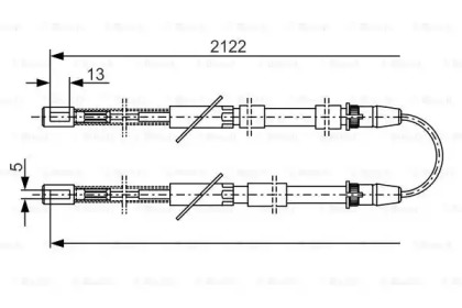 Трос BOSCH 1 987 482 010