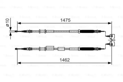 Трос BOSCH 1 987 482 039