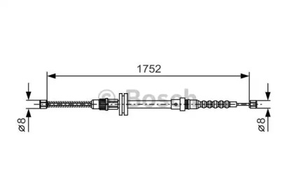 Трос BOSCH 1 987 482 044