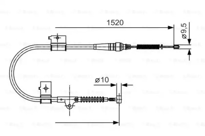 Трос BOSCH 1 987 482 051