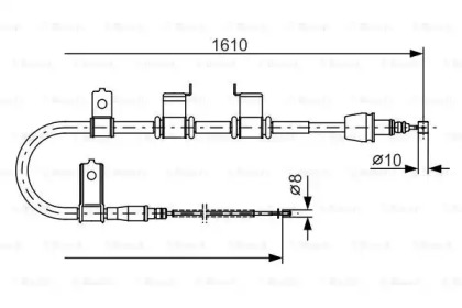 Трос BOSCH 1 987 482 070