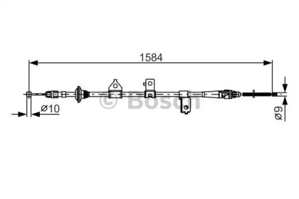 Трос BOSCH 1 987 482 099