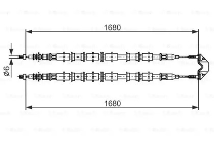 Трос BOSCH 1 987 482 107