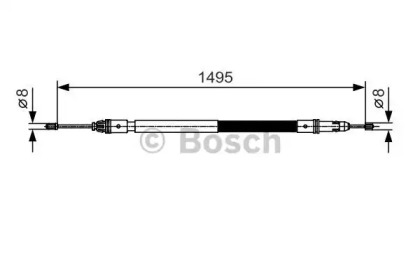 Трос BOSCH 1 987 482 118