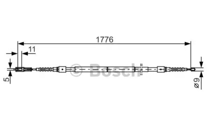 Трос BOSCH 1 987 482 126