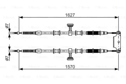 Трос BOSCH 1 987 482 147