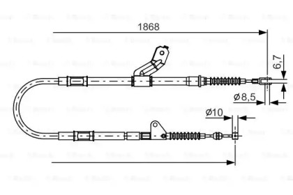 Трос BOSCH 1 987 482 158