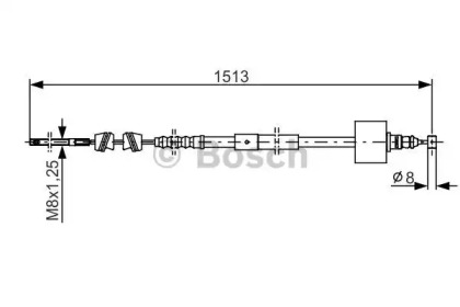 Трос BOSCH 1 987 482 161