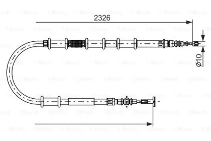 Трос BOSCH 1 987 482 185