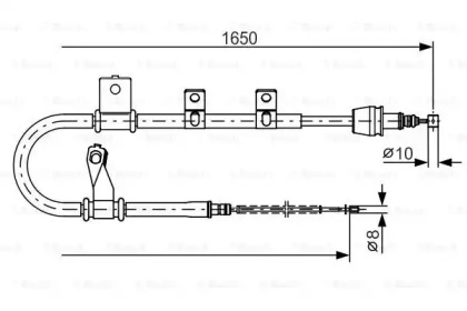 Трос BOSCH 1 987 482 210