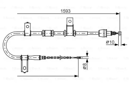 Трос BOSCH 1 987 482 224