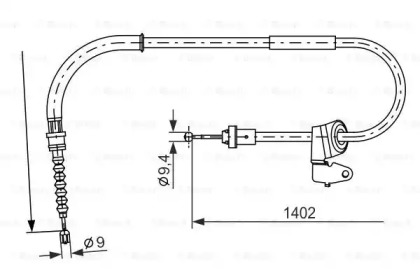 Трос BOSCH 1 987 482 226