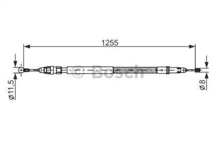 Трос BOSCH 1 987 482 235