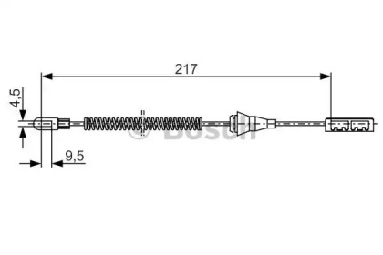 Трос BOSCH 1 987 482 250