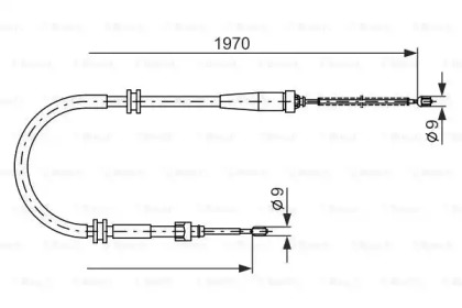 Трос BOSCH 1 987 482 253