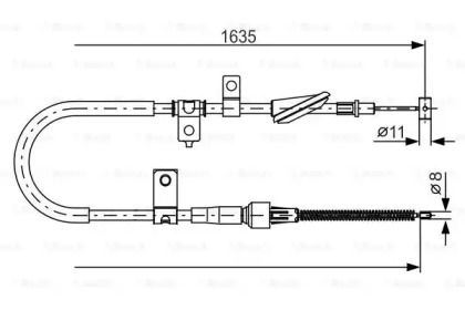 Трос BOSCH 1 987 482 258