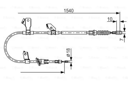 Трос BOSCH 1 987 482 271