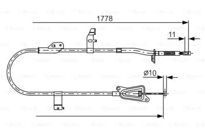 Трос BOSCH 1 987 482 304