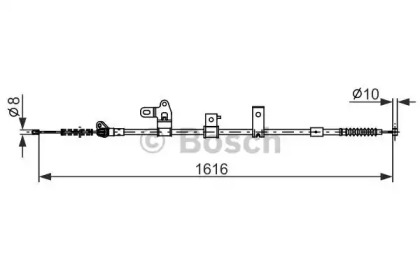 Трос BOSCH 1 987 482 307