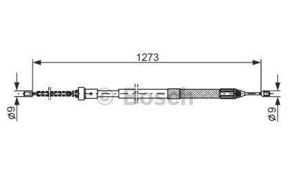 Трос BOSCH 1 987 482 308