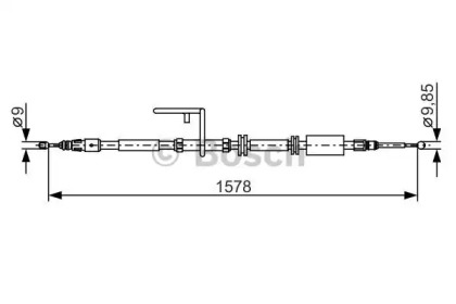 Трос BOSCH 1 987 482 314