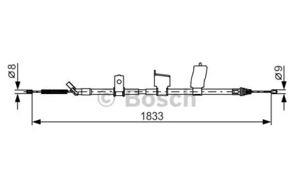 Трос BOSCH 1 987 482 340