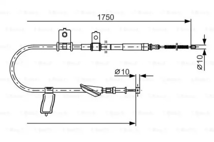 Трос BOSCH 1 987 482 351