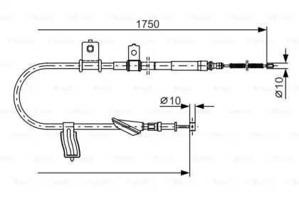 Трос BOSCH 1 987 482 352