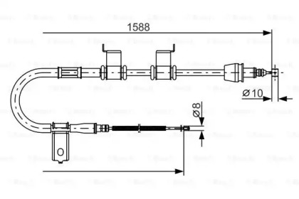 Трос BOSCH 1 987 482 358