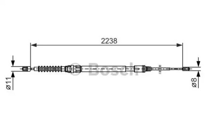 Трос BOSCH 1 987 482 373