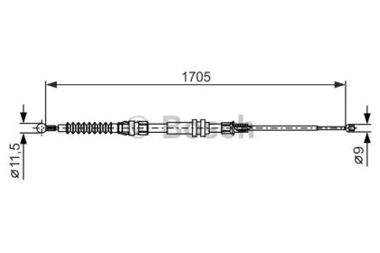 Трос BOSCH 1 987 482 377