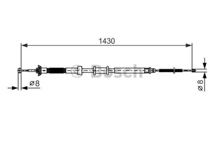 Трос BOSCH 1 987 482 389