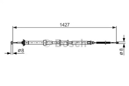 Трос BOSCH 1 987 482 392