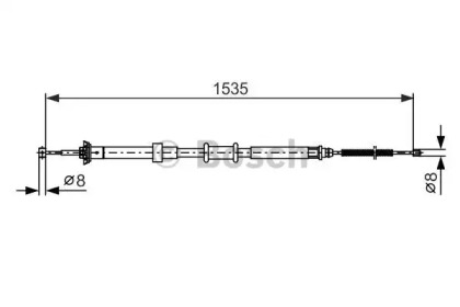 Трос BOSCH 1 987 482 394