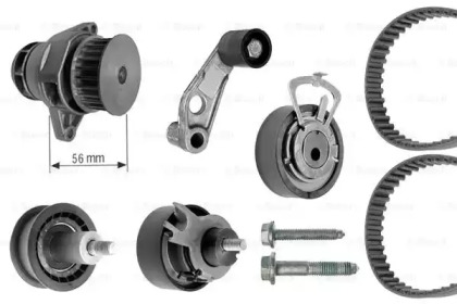 Комплект водяного насоса / зубчатого ремня BOSCH 1 987 946 417