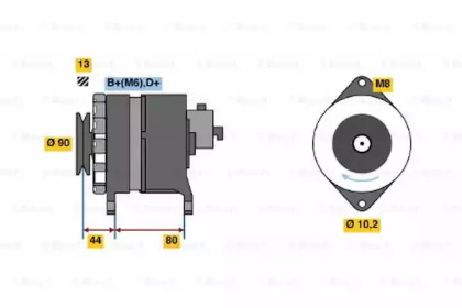 Генератор BOSCH 9 120 144 606