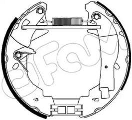 Комлект тормозных накладок CIFAM 151-308