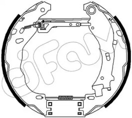 Комлект тормозных накладок CIFAM 151-362