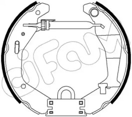 Комлект тормозных накладок CIFAM 151-450